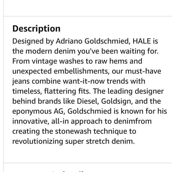 NWT Hale Black Jean - Picture 7 of 7